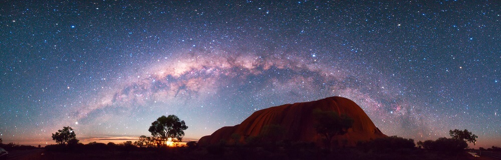 Seeing the Milky Way Uluru