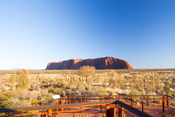 Uluru from lookout