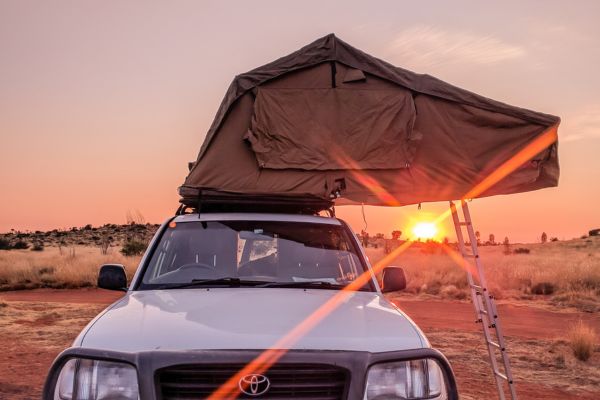 Camping in the outback