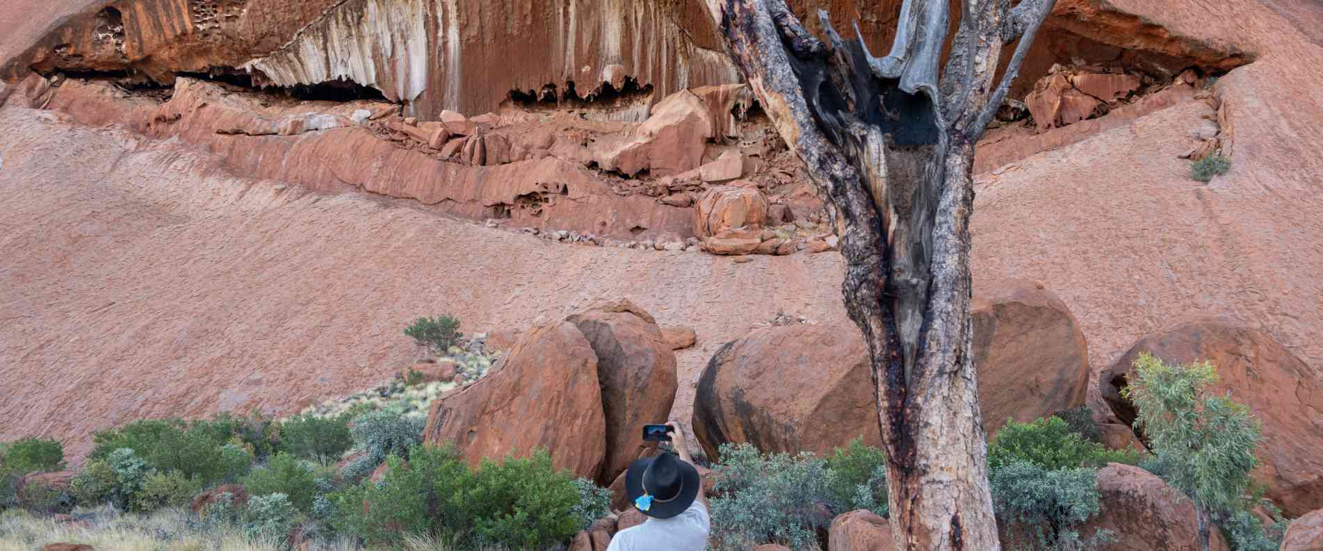 desert and rocks