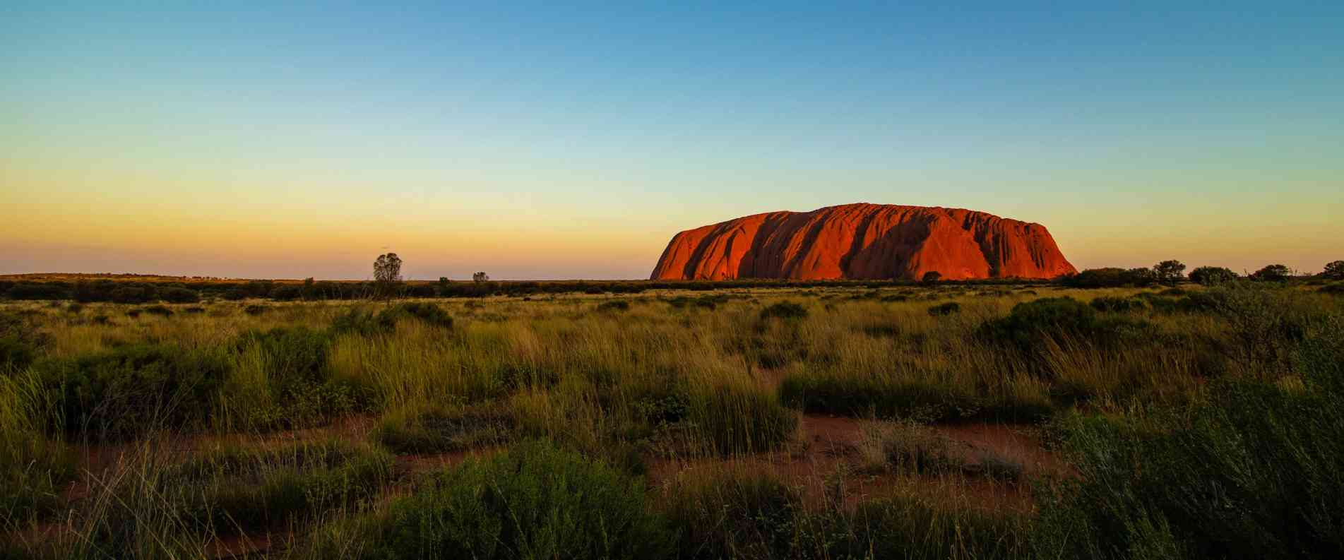 Uluru at sunset