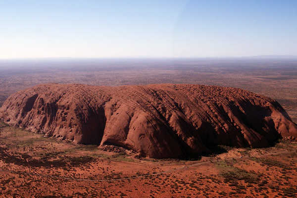 Uluru View from the Sky
